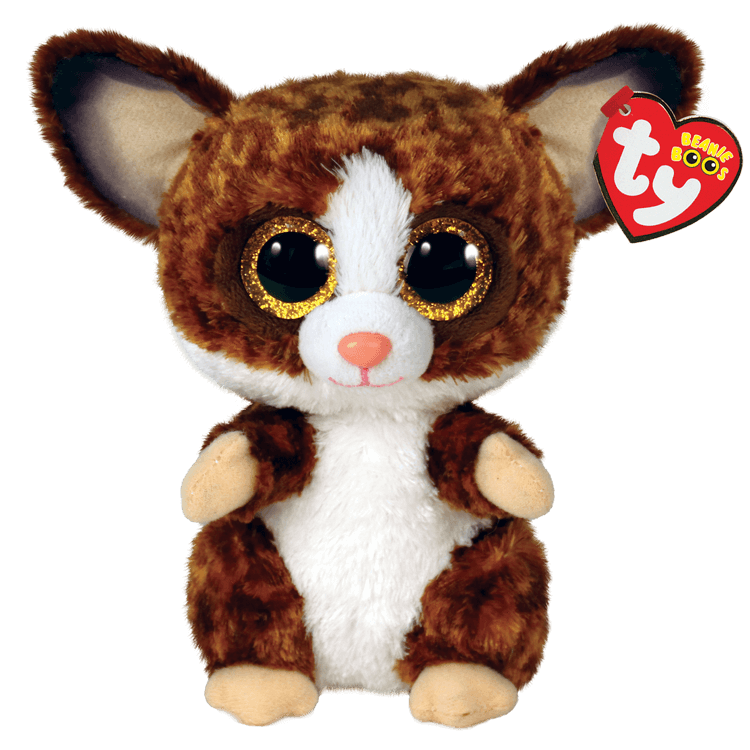 Ty Beanie Boos Binky Bush Baby Brown