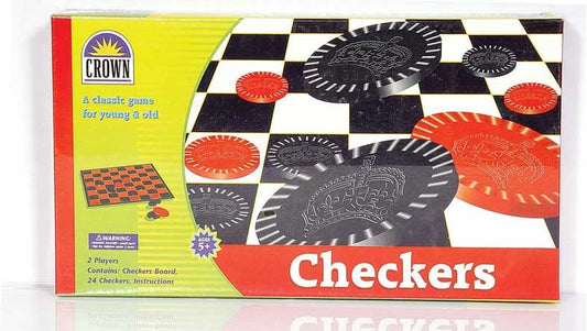 Crown Checkers Set