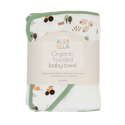 All4Ella - Organic Hooded Towel