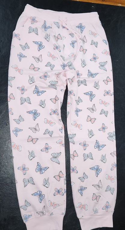 Korango Butterfly Print Pyjamas Fairytale Pink Baby