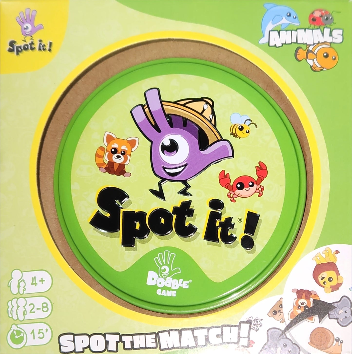 Spot it Game - Kids Animals