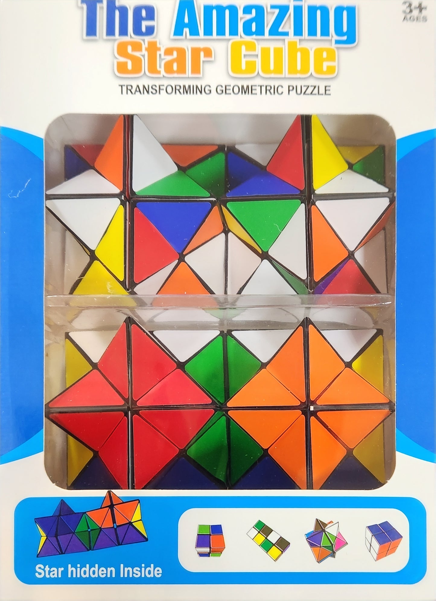 Star Cube Transforming Puzzle (2 In 1)