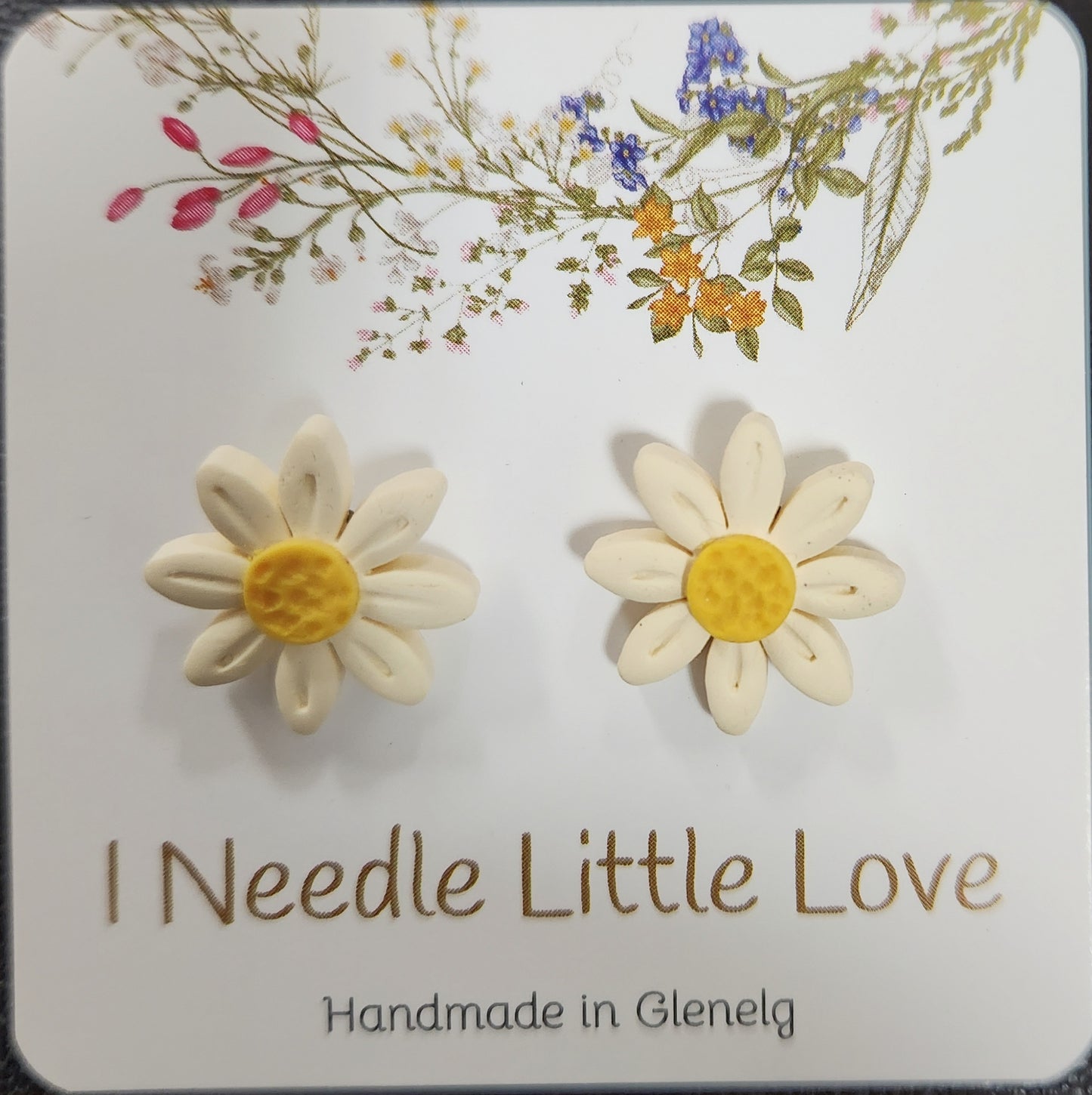 I Needle Little Love - Stud Earrings Floral