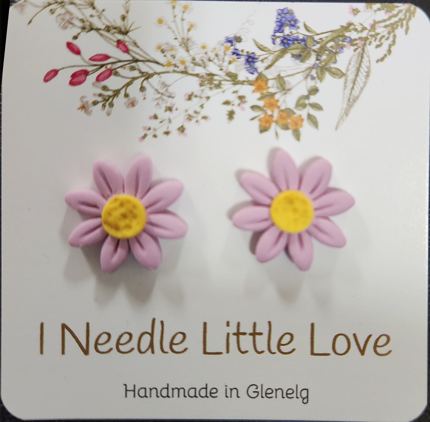 I Needle Little Love - Stud Earrings Floral