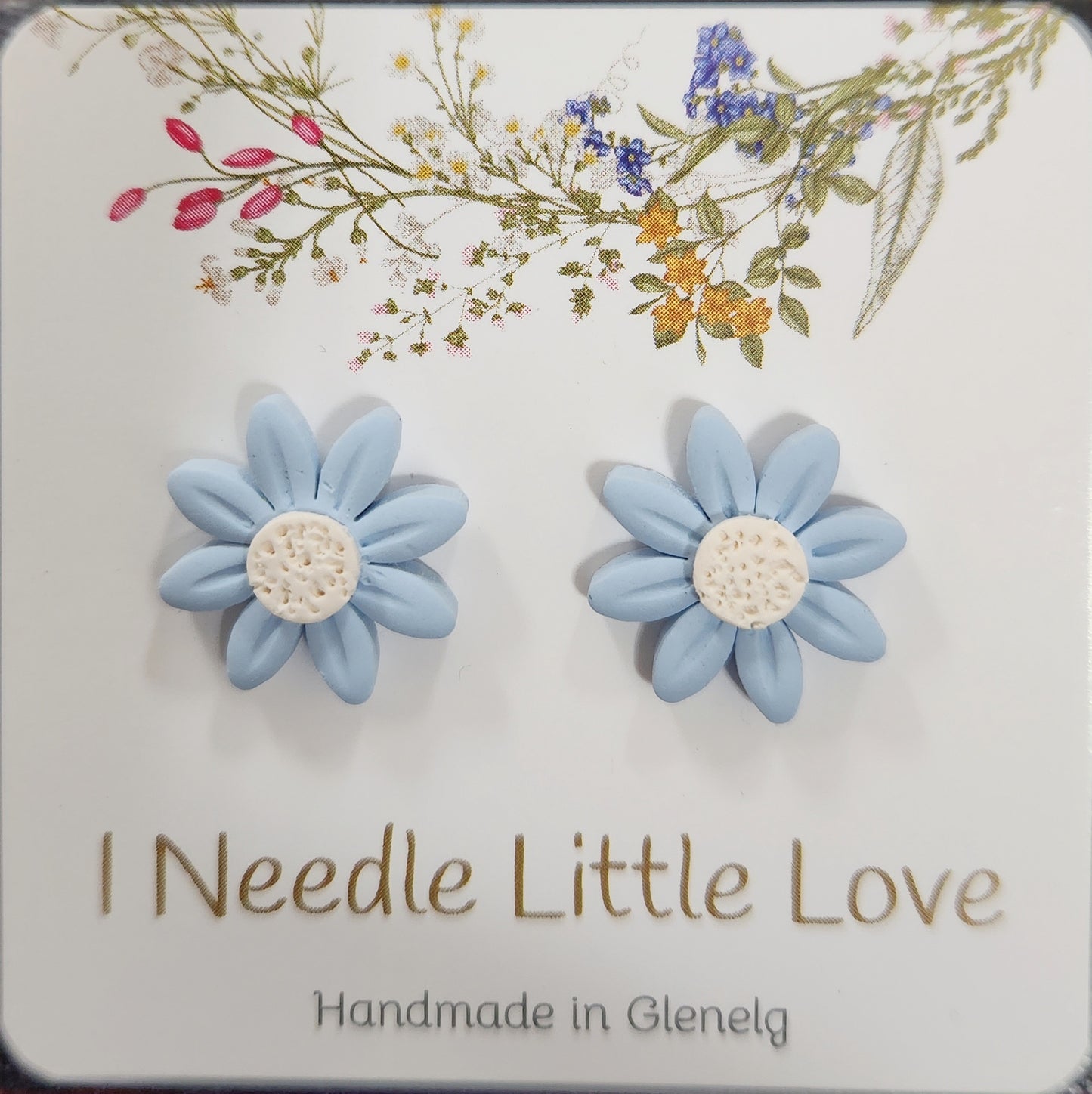 I Needle Little Love - Stud Earrings Floral