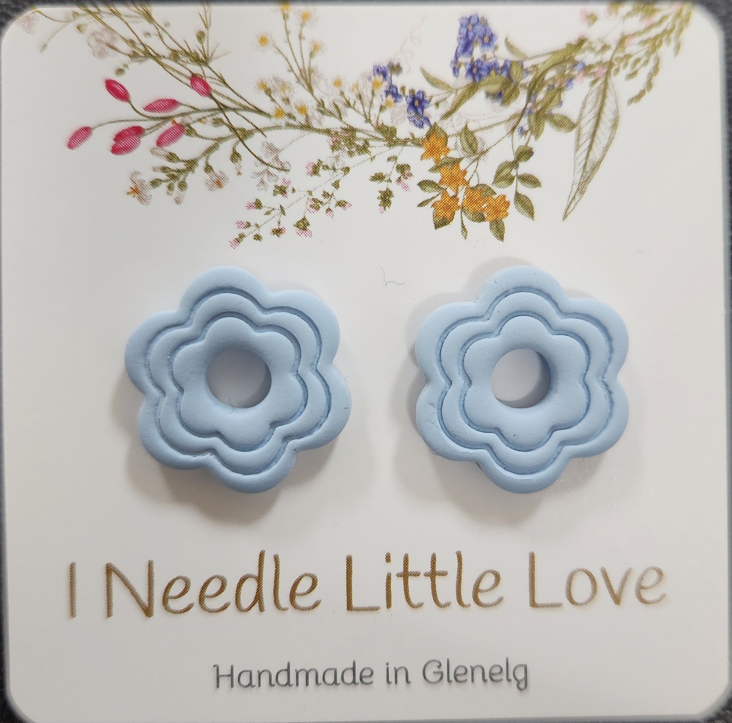 I Needle Little Love - Stud Earrings Floral