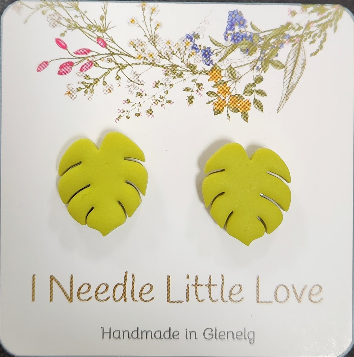 I Needle Little Love - Stud Earrings Floral