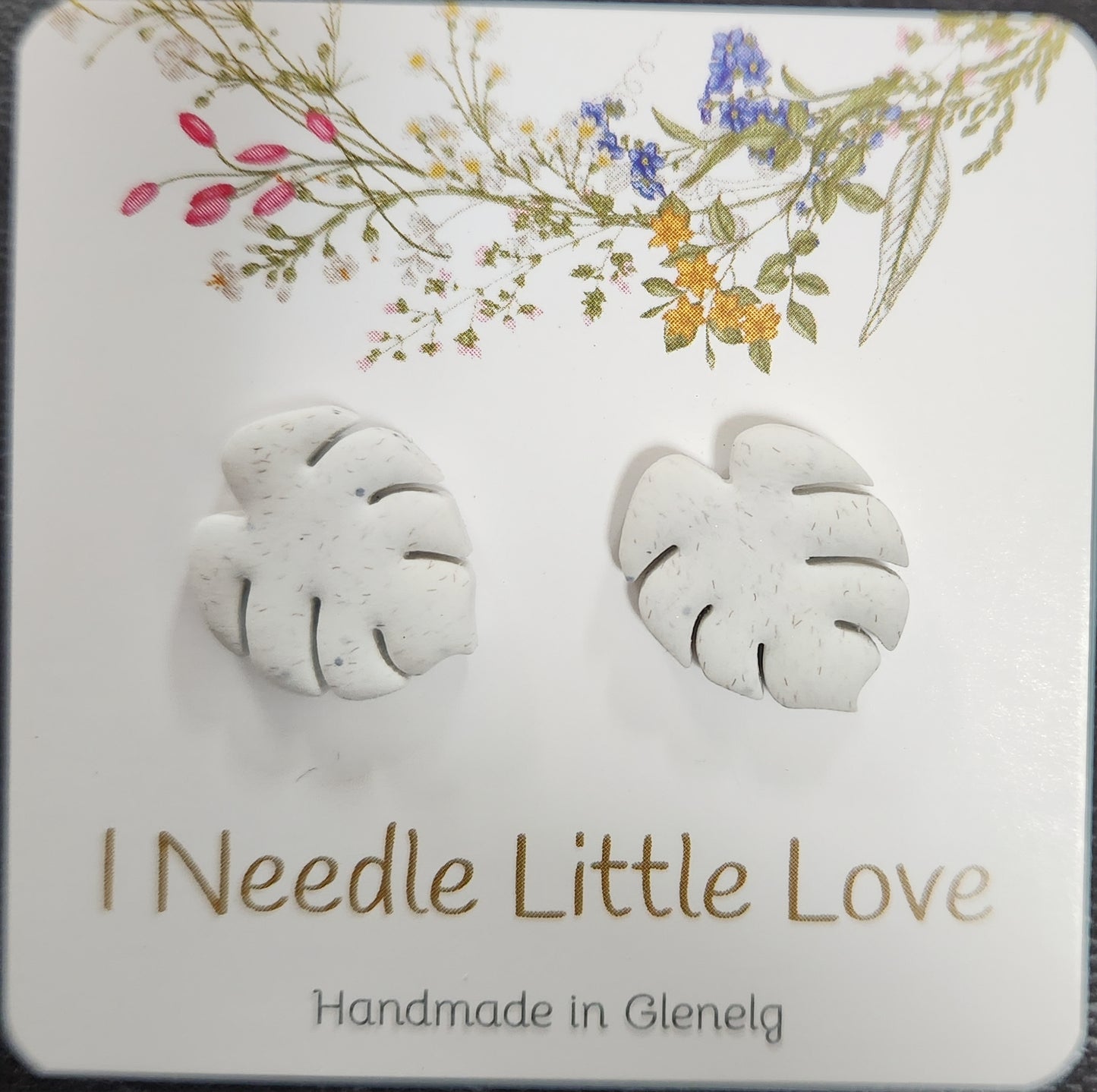 I Needle Little Love - Stud Earrings Floral