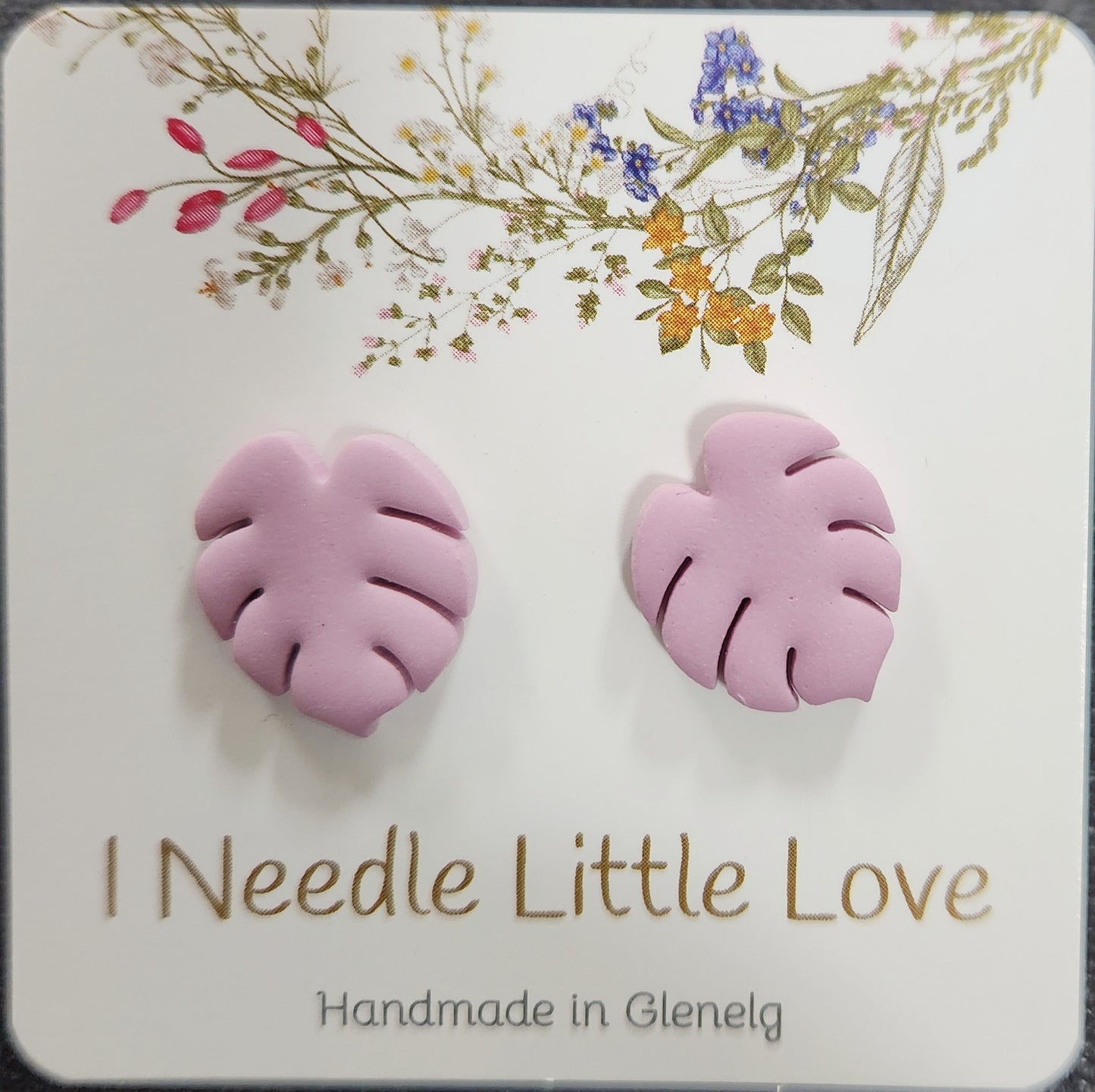 I Needle Little Love - Stud Earrings Floral