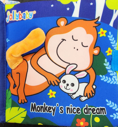 Jolly Baby - Fabric Book -Monkey's Nice Dream