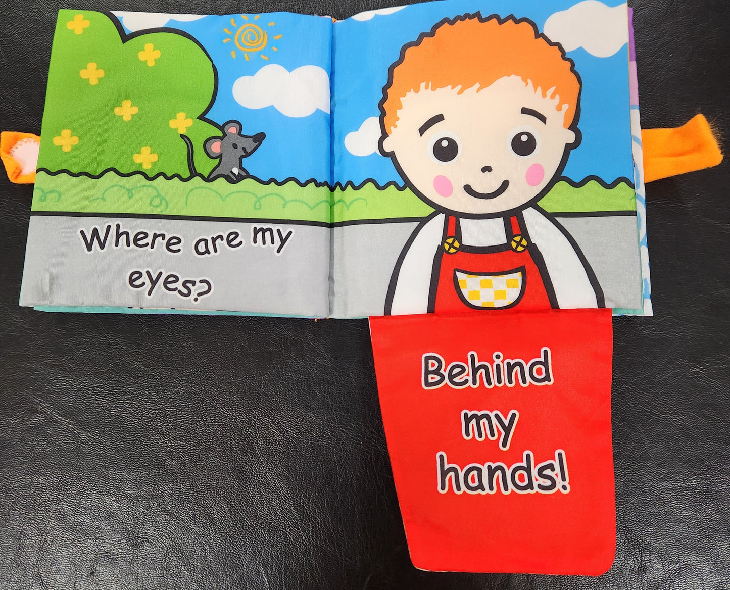 Jolly Baby - Fabric Book -Where is my Belly Button