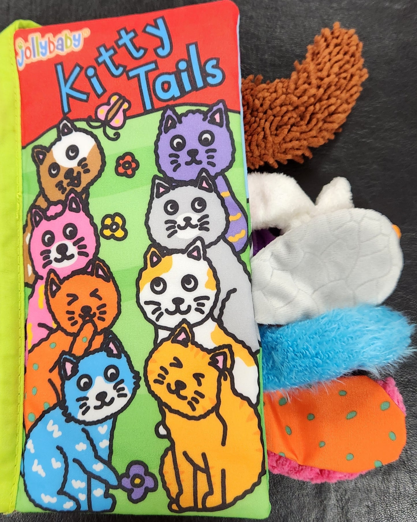 Jolly Baby - Fabric Book -Kitty Tails