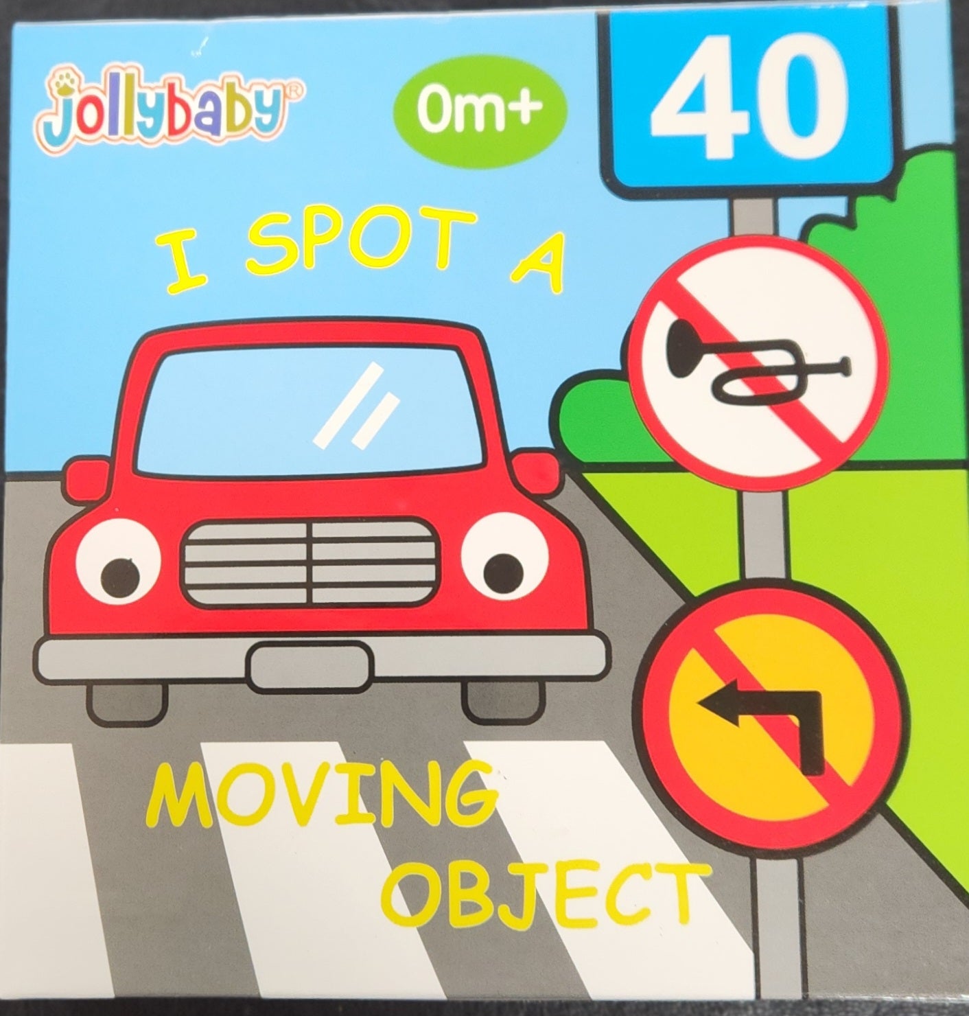 Jolly Baby - Vinyl Book -I Spot A Moving Object