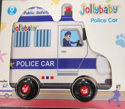 Jollybaby - Fabric Book -Police Car