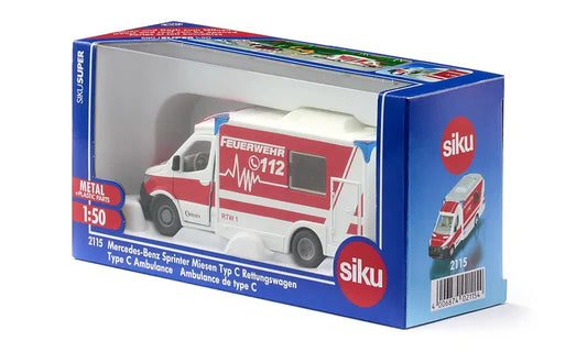 Siku - Mercedes-Benz Sprinter Miesen Type C Ambulance - 2115