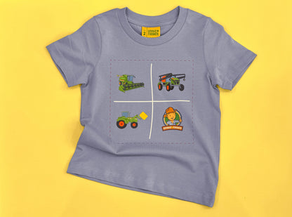 George The Farmer - Machinery Cotton T-Shirt