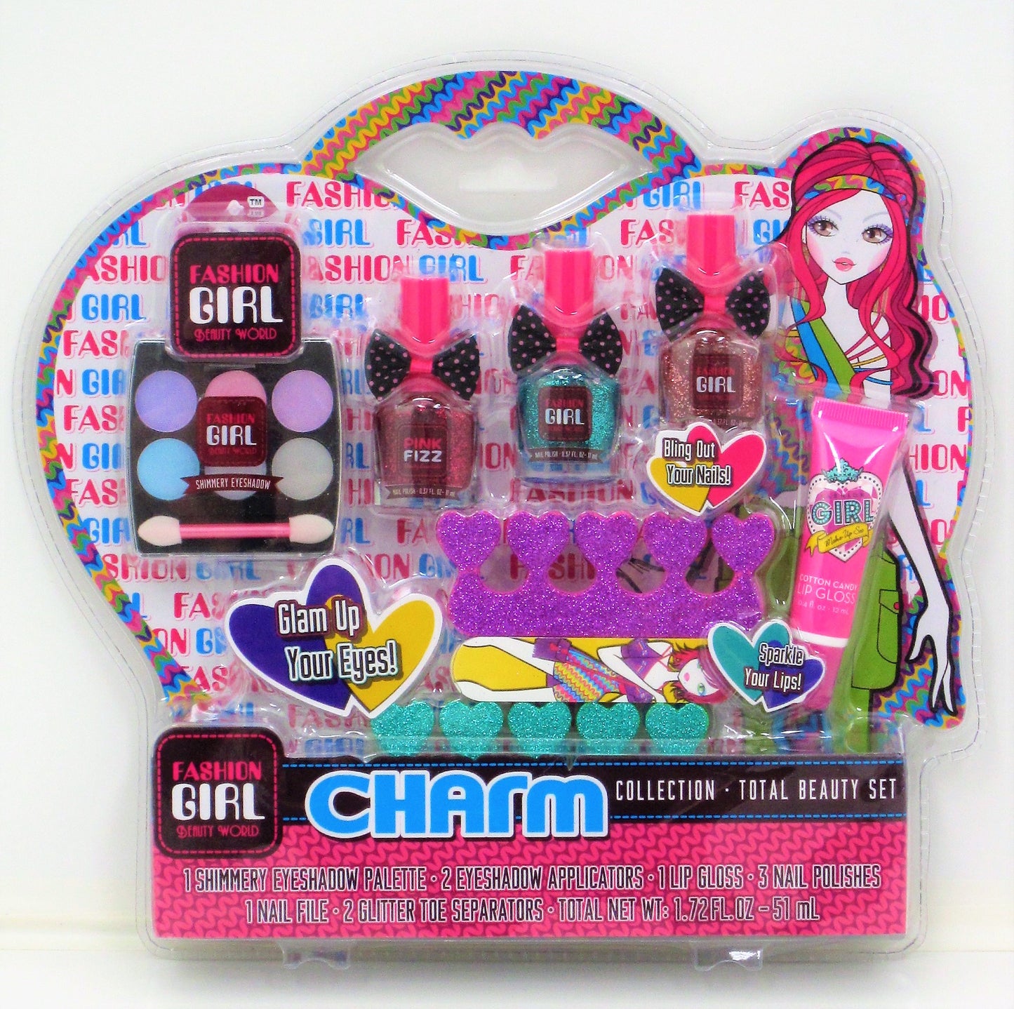 Fashion Girl Nail and Makeup Set