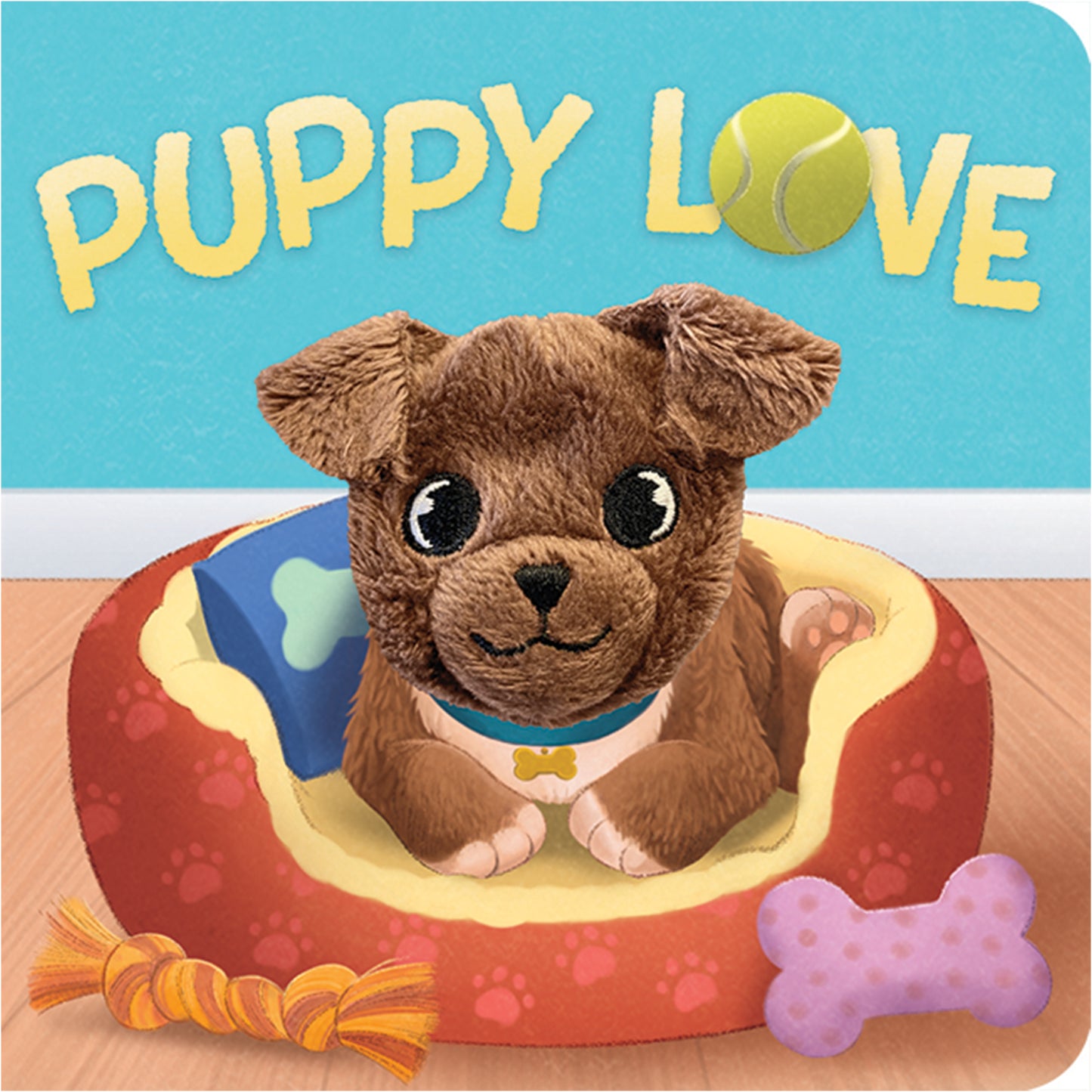 Puppy Love Chunky Finger Puppet Book