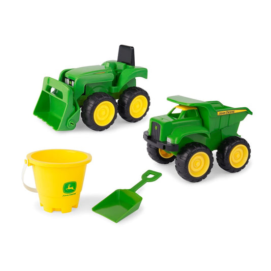 John Deere Sand Pit Value Set with Bucket and Shovel 15cm