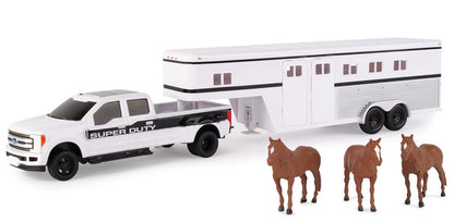 Big Roads - Ford F-350 Pickup with Horse Trailer 1:32