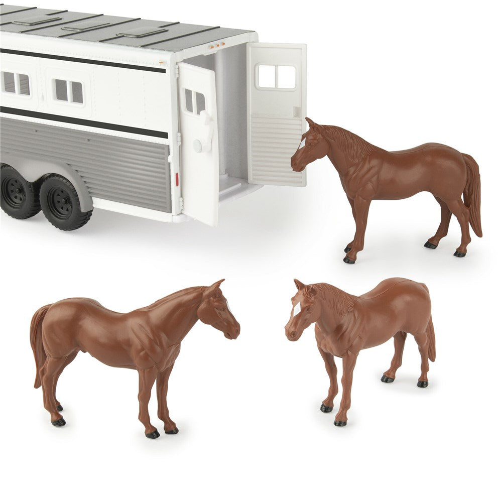 Big Roads - Ford F-350 Pickup with Horse Trailer 1:32