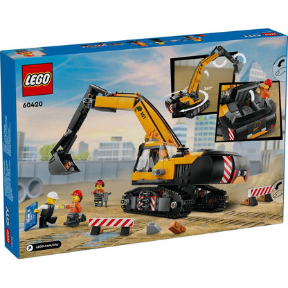 Lego City - Yellow Construction Excavator 60420