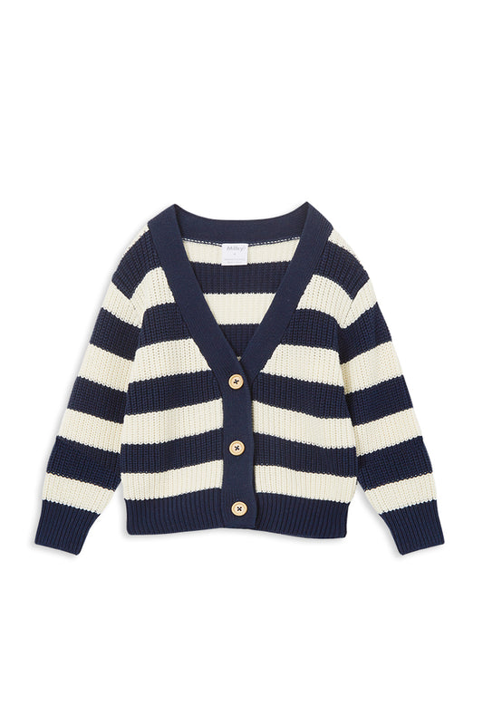 Stripe Knit Cardigan