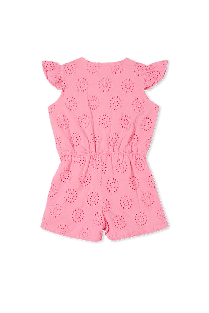 Milky- Broderie Playsuit