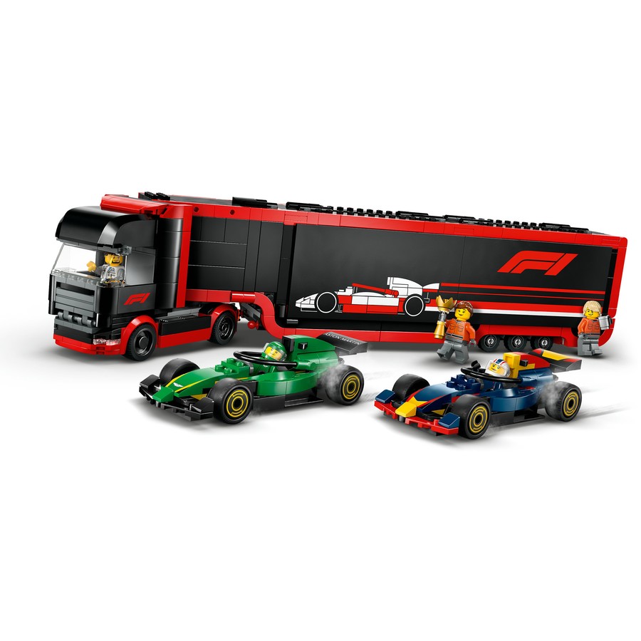 Lego City - F1® Truck with RB20 & AMR24 F1® Cars 60445