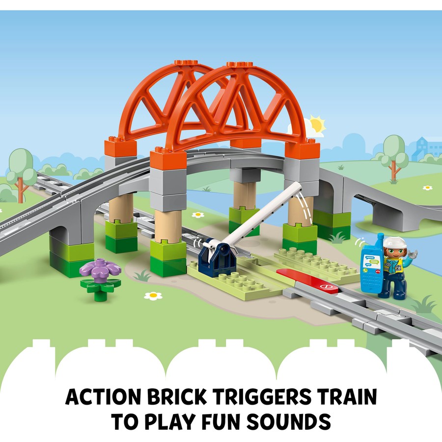 Lego Duplo - Train Bridge and Tracks Expansion Set 10426