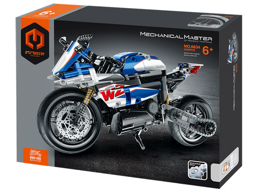 iM.Master Motorbike White & Blue 6834