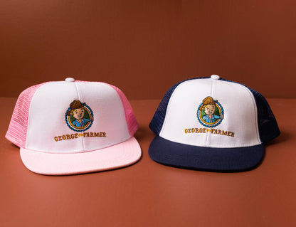 George The Farmer - High Contrast Embroidered Trucker Caps