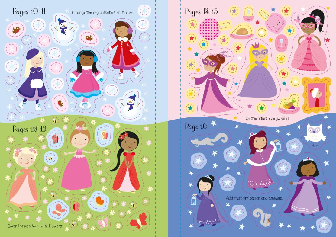 Sparkly Princess Sticker Book