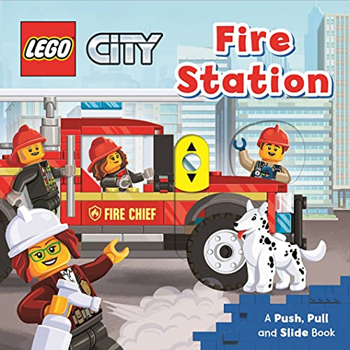 Lego Fire Station: A Push Pull And Slide Book