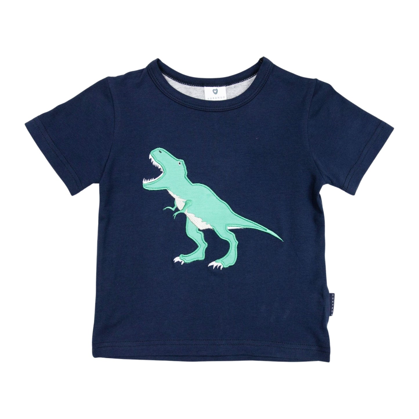 Korango Tee Shirt Dinosaur Applique