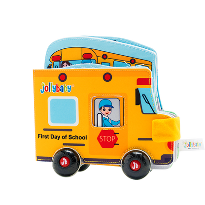 Jollybaby - Fabric Book -School Bus