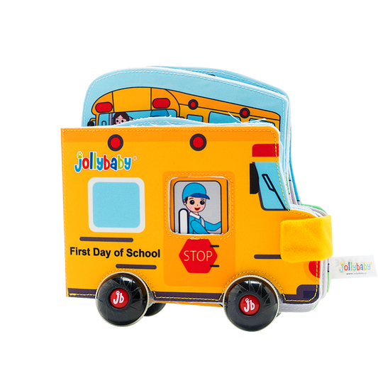 Jollybaby - Fabric Book -School Bus