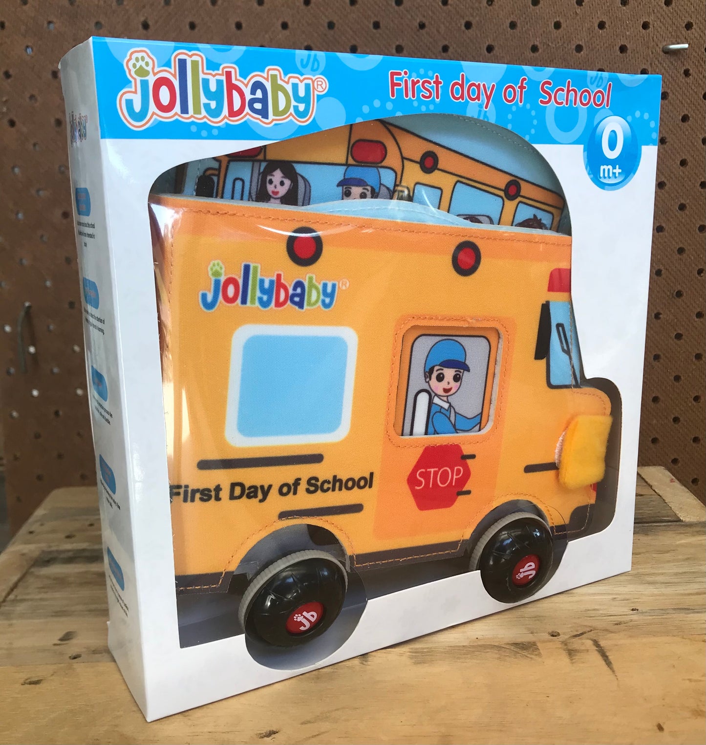 Jollybaby - Fabric Book -School Bus