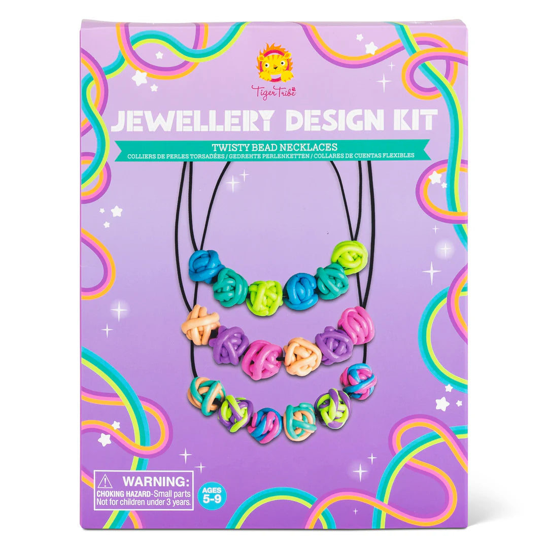 Tiger Tribe - Jewellery Design Kit - Twisty Beads Necklace