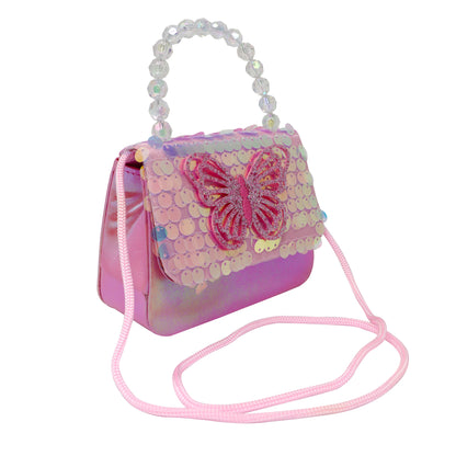 Pink Poppy - Dazzling Butterfly Handbag