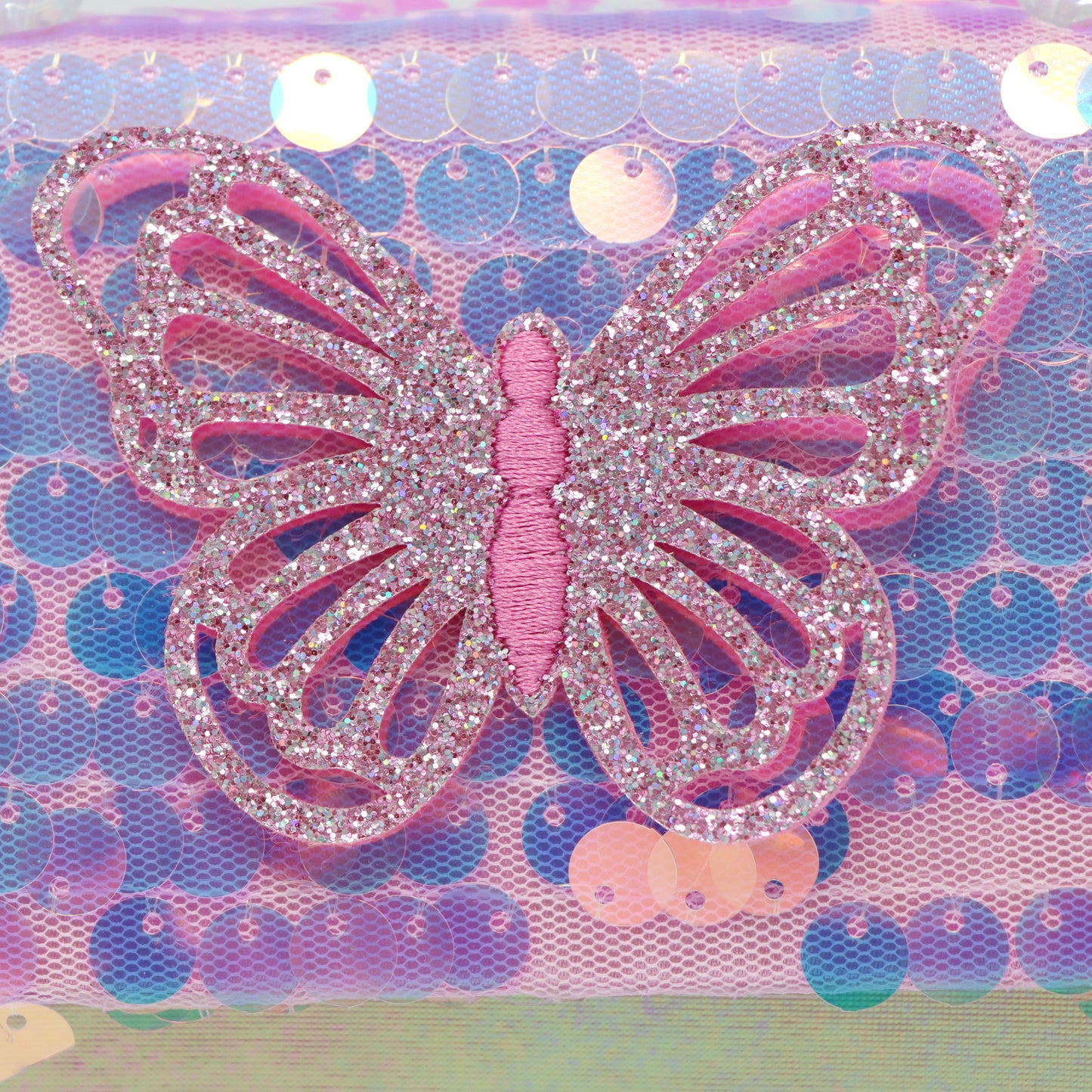 Pink Poppy - Dazzling Butterfly Handbag