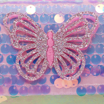 Pink Poppy - Dazzling Butterfly Handbag