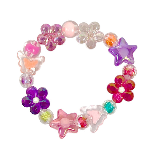 Pink Poppy - Flower Bracelet