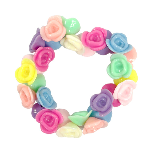 Pink Poppy - Pastel Roses Bracelet