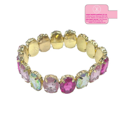 Pink Poppy - Romantics Bejewelled Bracelet