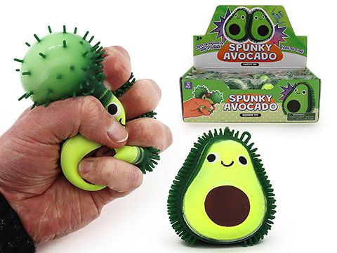 SQUEEZE SPIKY AVOCADO - 9 cm