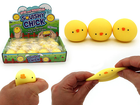 SQUEEZE CHICK STRESS BALL - 4.5cm