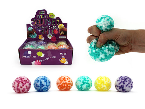 SQUISHY WATER ORBS TWO TONE BALL