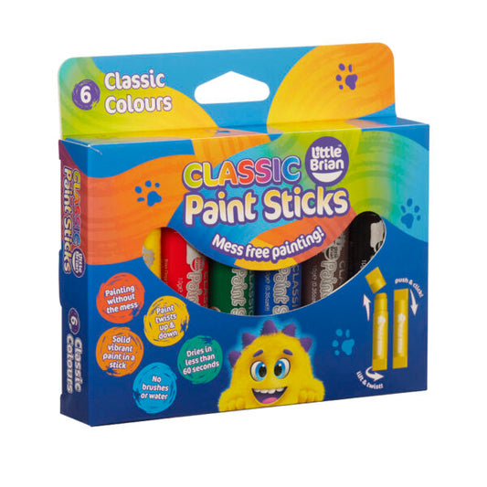 Little Brain Paint Sticks - Classic 6pk