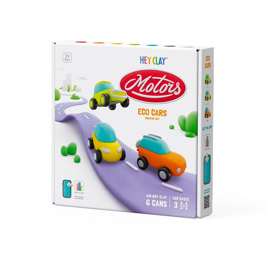 Hey Clay Eco Cars Creative Set